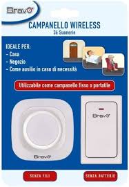 Campanello Wireless Kin Plug in Bravo